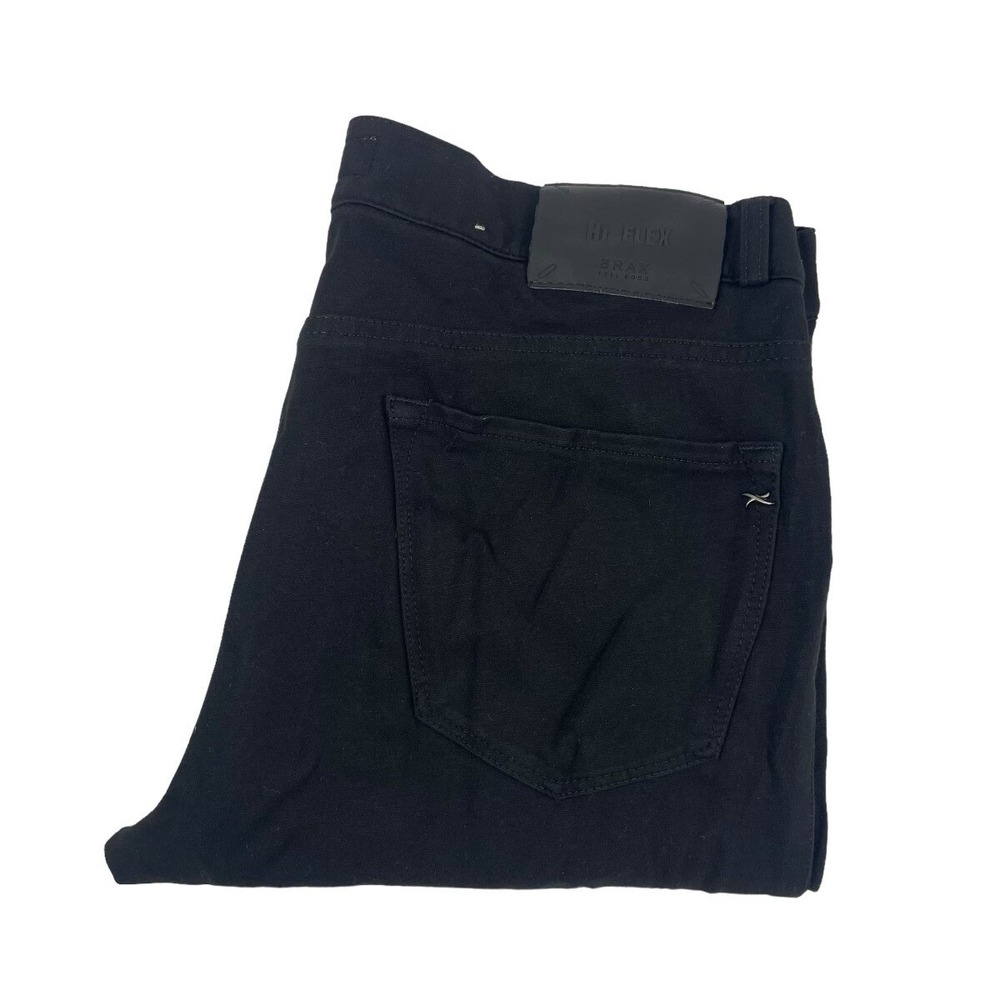 Brax Chuck Black Performance Stretch 5 Pocket Mens Pant 35x26 Modern Fit